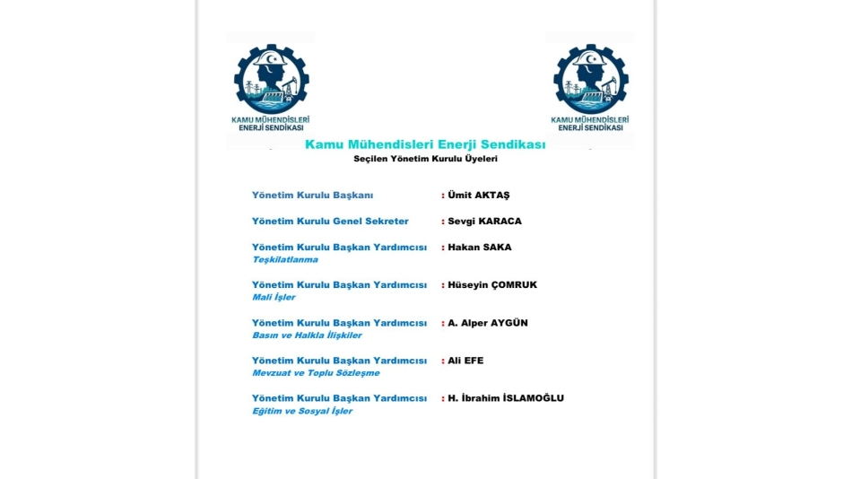 1. Olağan Genel Kurulu